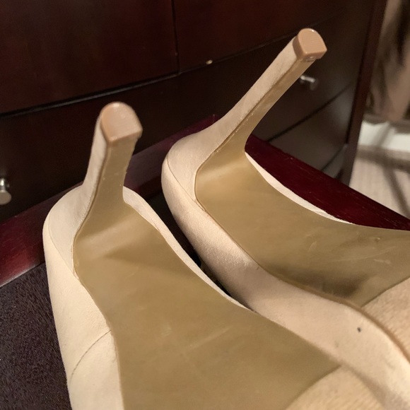 JustFab Payson Beige High Heels 👠. Size 6.5 - Picture 10 of 16